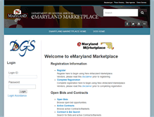 Tablet Screenshot of emaryland.buyspeed.com